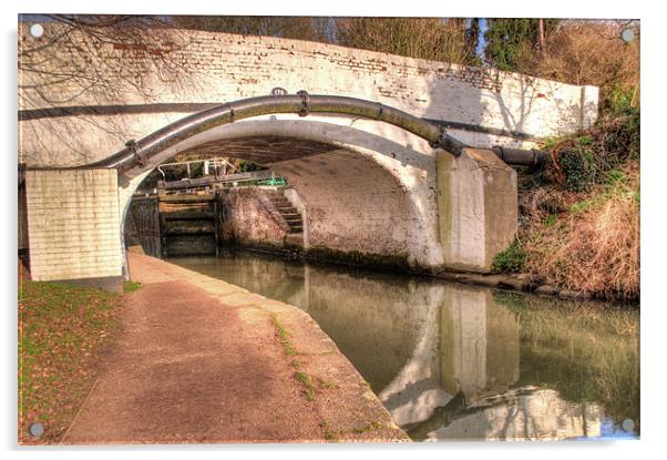 Springwell Lane Bridge - 176 Acrylic by Chris Day