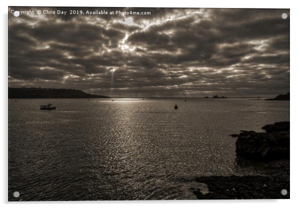 Plymouth Sepia Sound Acrylic by Chris Day