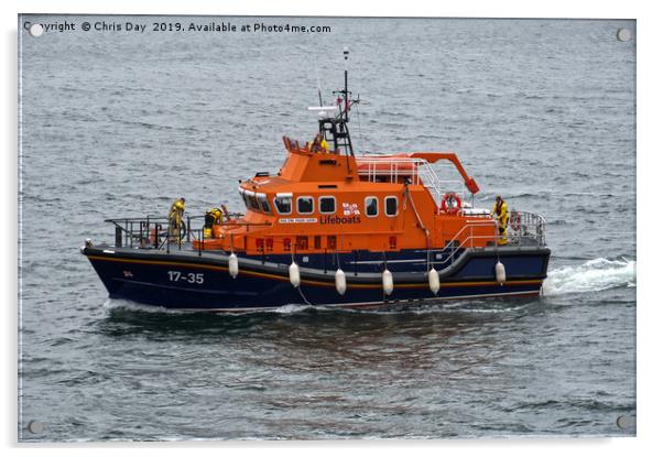 RNLB Sybil Mullen Glover  Acrylic by Chris Day