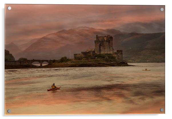Eilean Donan Castle Acrylic by Chantal Cooper