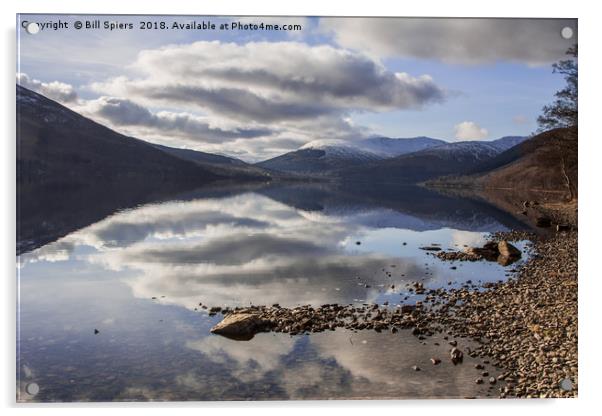 Loch Earn, Scotland Acrylic by Bill Spiers