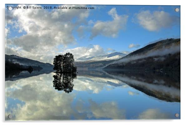 Loch Tay at Kenmore Acrylic by Bill Spiers