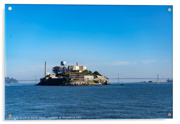 Alcatraz Island Acrylic by Chris North