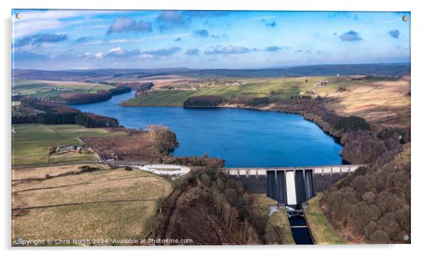 Thruscross reservoir Acrylic by Chris North