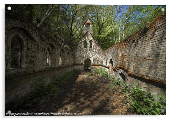 Church Ruins 4 Acrylic by Graeme Hutson