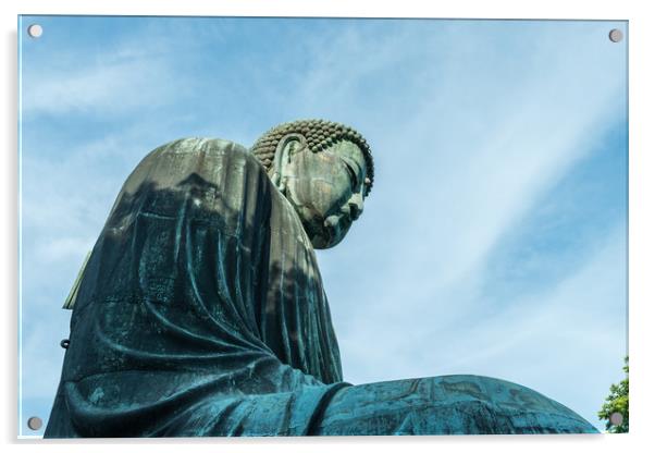 Giants statue of buddha Acrylic by Yagya Parajuli