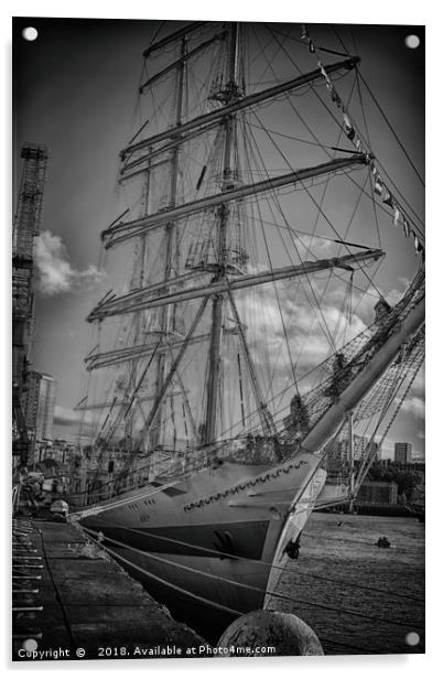 Sunderland Tall Ships Race 2018 Acrylic by Antony Atkinson