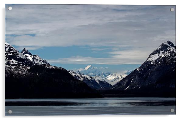 Inner Passage in Alaska Acrylic by Janet Mann