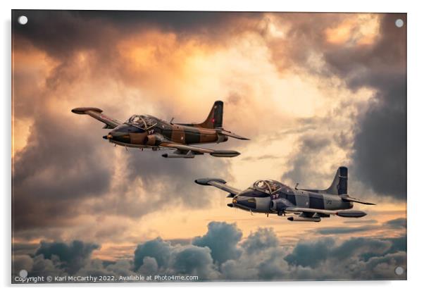 Bac 167 Strikemaster Acrylic by Karl McCarthy