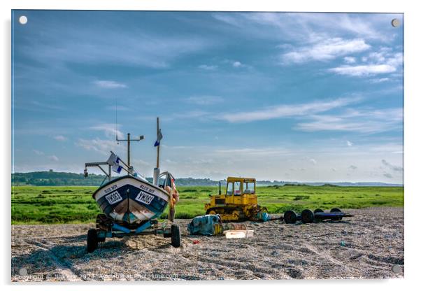 Cley next the Sea  Norfolk   Acrylic by Jim Key