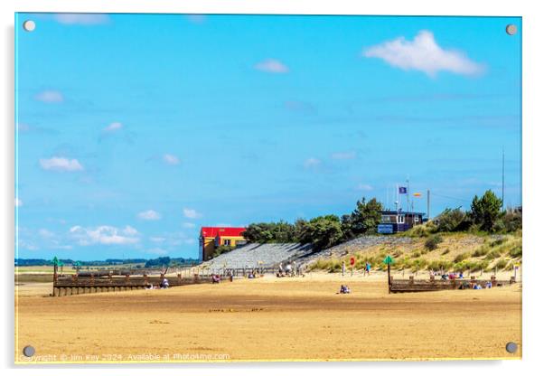 Wells RNLI and Coast Watch No1  Acrylic by Jim Key