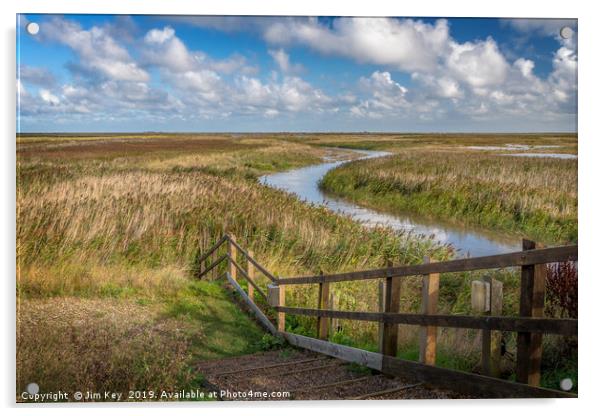 Norfolk Reed Acrylic by Jim Key