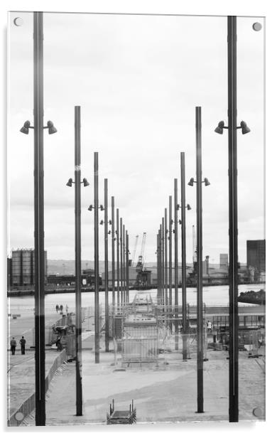 Titanic Slipway Acrylic by Helen Davies