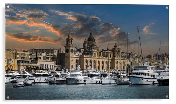 Malta Maritime Museum _ The Old Naval Bakery Acrylic by Dave Williams