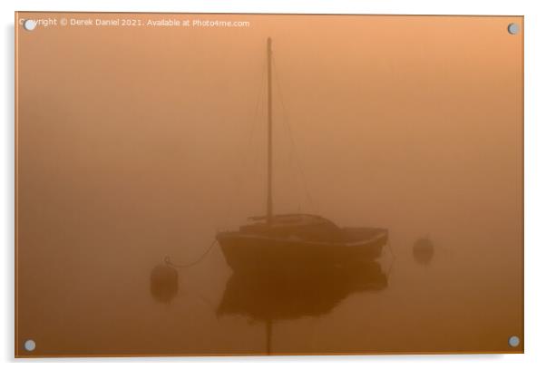 Misty Morning Acrylic by Derek Daniel