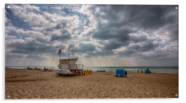 Boscombe Lifeguards Acrylic by Derek Daniel