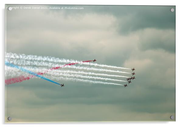 Thrilling Aerial Display Acrylic by Derek Daniel