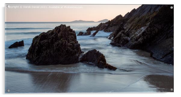 Coumeenoole Beach,  Slea Head, Ireland Acrylic by Derek Daniel