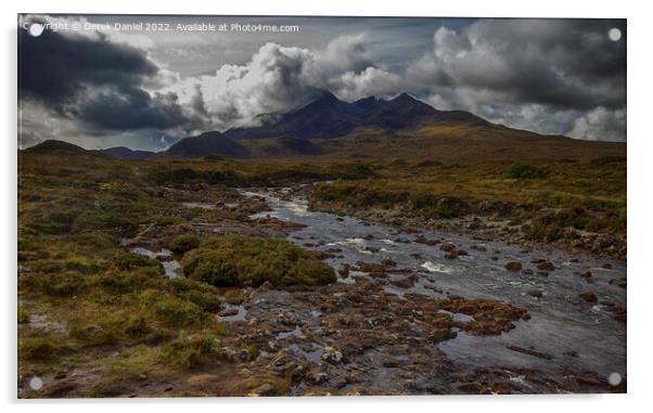 Sligachan, Skye, Scotland Acrylic by Derek Daniel