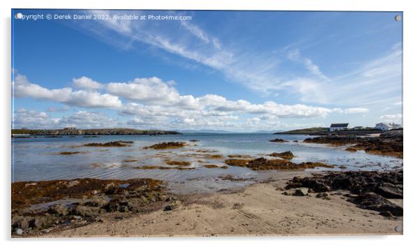 Rhoscolyn Beach, Anglesey Acrylic by Derek Daniel