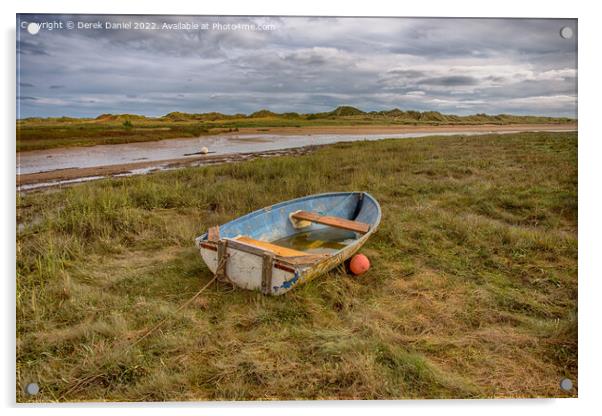 Abandoned Boat #2 Acrylic by Derek Daniel