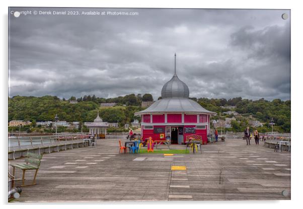 A Victorian Jewel on the Menai Strait Acrylic by Derek Daniel