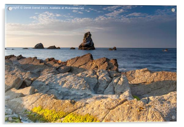 Sunrise at Mupe Rocks Acrylic by Derek Daniel