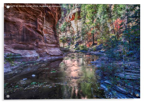 Oak Creek Canyon Acrylic by Derek Daniel