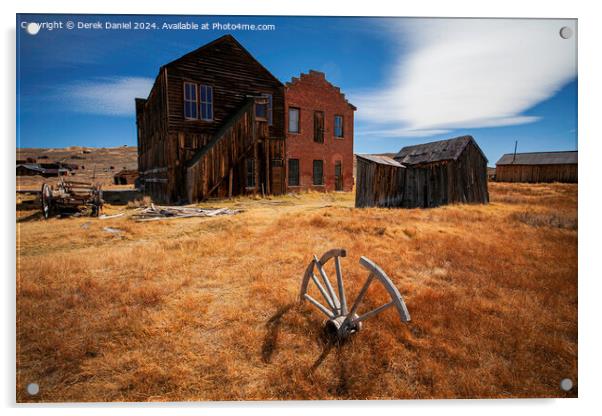  Bodie, a ghost town in California Acrylic by Derek Daniel