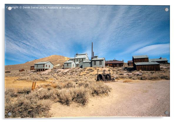  Bodie, a ghost town in California Acrylic by Derek Daniel