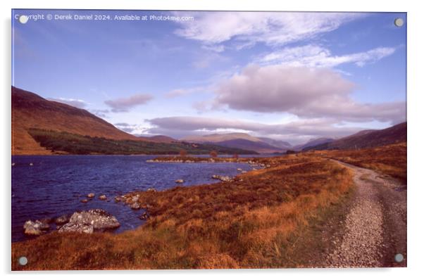 Loch Clair Acrylic by Derek Daniel