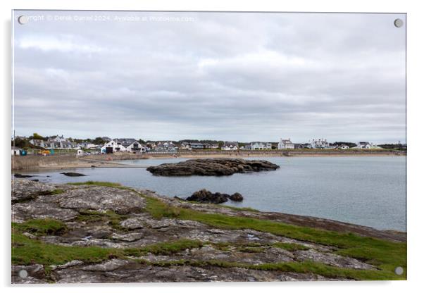 Trearddur Bay, Anglesey Acrylic by Derek Daniel