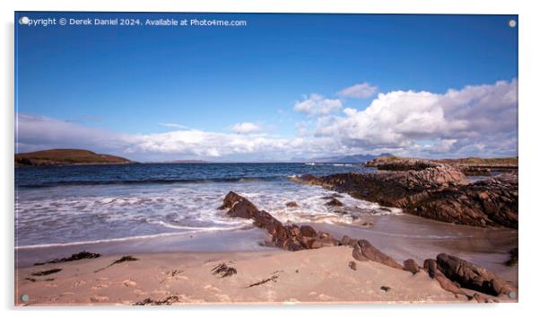 Mellon Udrigle, Laide, Scotland  Acrylic by Derek Daniel