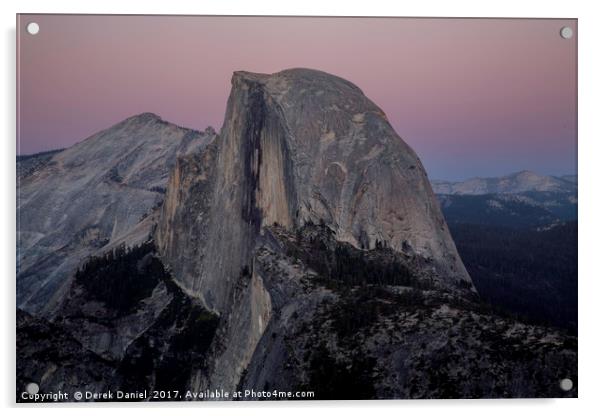 Half Dome Yosemite Acrylic by Derek Daniel