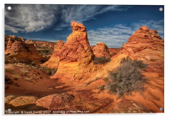 Majestic Vermillion Cliffs Acrylic by Derek Daniel