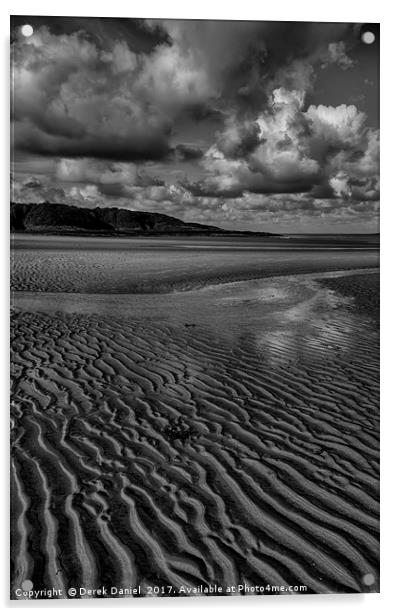 Lligwy Beach, Anglesey Acrylic by Derek Daniel