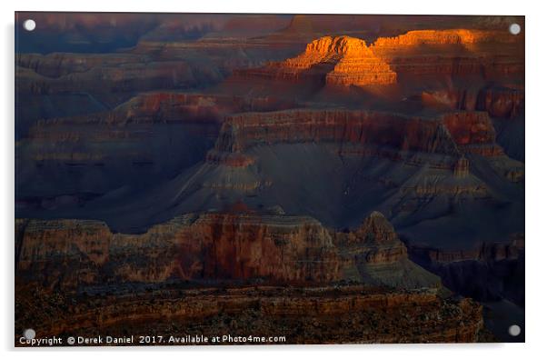 Grand Canyon Acrylic by Derek Daniel