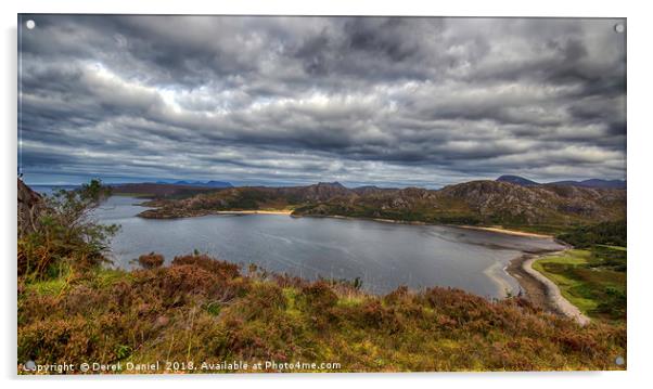 Gruinard Bay, Highland, Scotland Acrylic by Derek Daniel