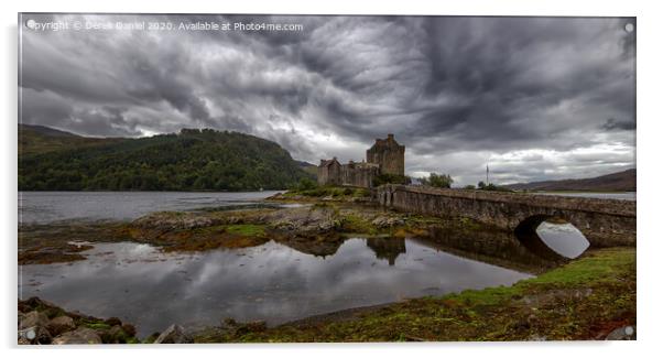 Eilean Donan Castle Acrylic by Derek Daniel