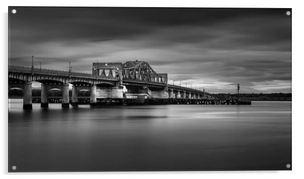 Kincardine Bridge Acrylic by overhoist 