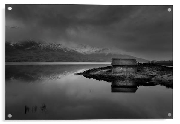Loch Arklet Acrylic by overhoist 