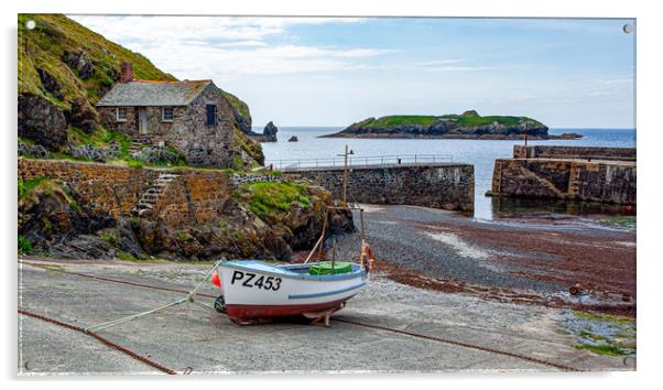 mullion cove  Acrylic by David Belcher