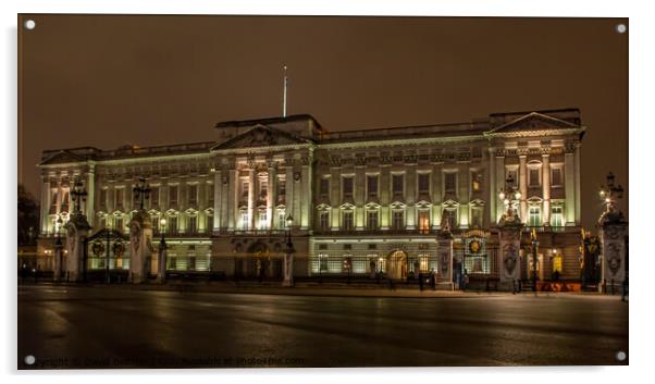 Buckingham Palace  Acrylic by David Belcher