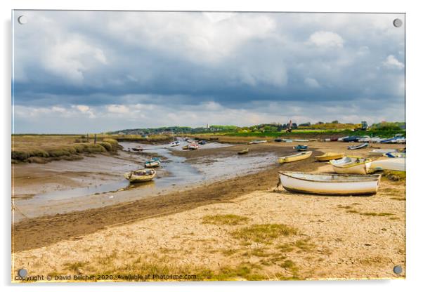 Blakeney, Norfolk Acrylic by David Belcher