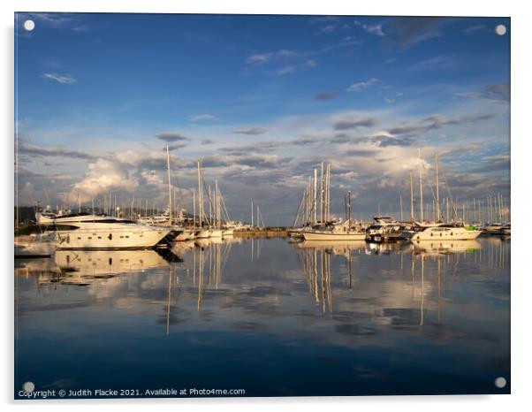 La Spezia Marina. Acrylic by Judith Flacke