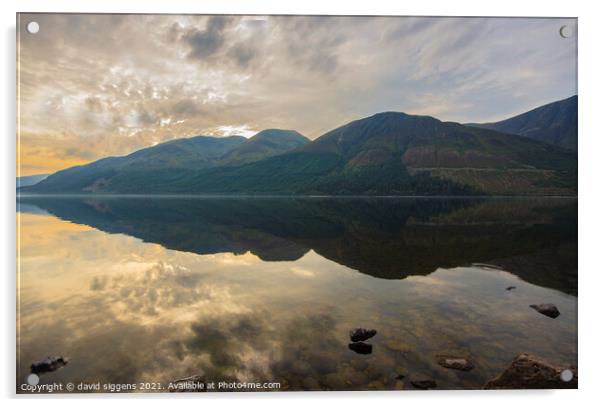 Loch Lochy Acrylic by david siggens