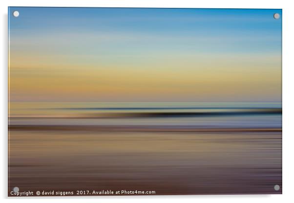 Seascape panning Acrylic by david siggens