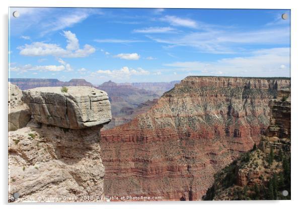 Grand Canyon National Park  Acrylic by Carmen Green