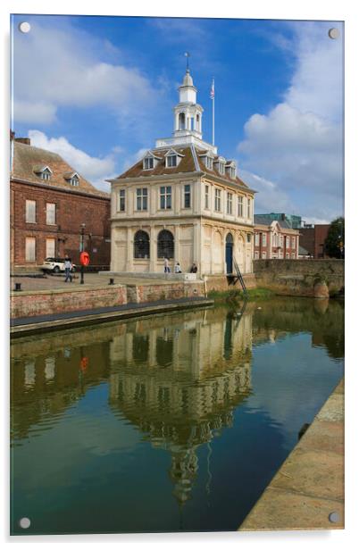 The Custom House, Kings Lynn Acrylic by Andrew Sharpe