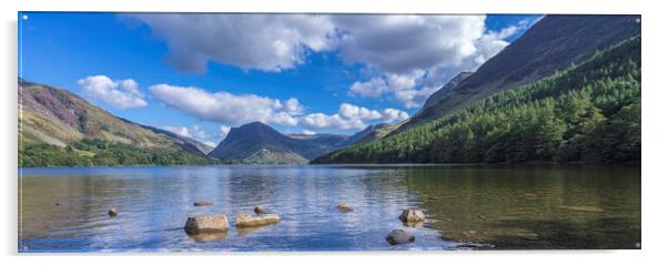 Buttermere, 2nd September 2017 Acrylic by Andrew Sharpe